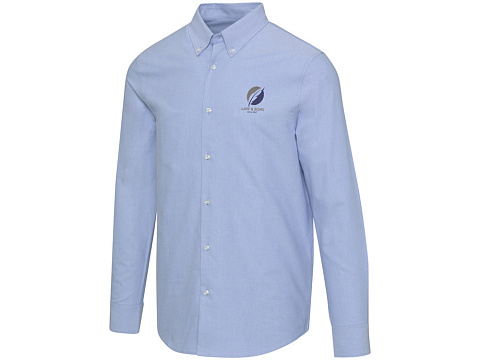 Sphene мужская рубашка оксфорд - Светло-синий - рис 5.