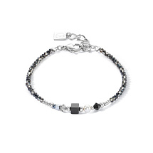 Браслет Black-Silver Coeur de Lion 4355/30-1317