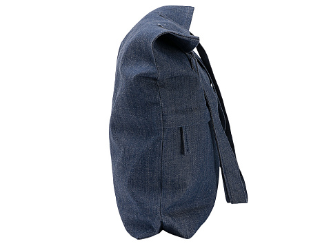 Сумка из переработанной джинсовой ткани Крик (Kirk), синий - рис 3.