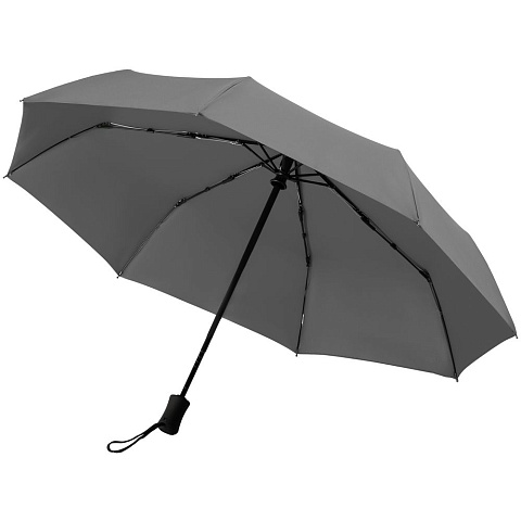 Зонт складной Monsoon, серый - рис 3.
