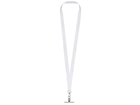 Ланъярд 2 см под сублимацию с трендовым карабином и металлическим держателем для телефона, серебристый