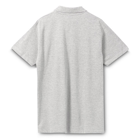 Рубашка поло мужская Spring 210, светлый меланж - рис 3.