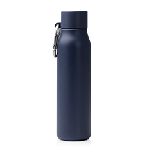 Термобутылка CUBEL/КЬЮБЕЛ с двойными стенками, синий нейви