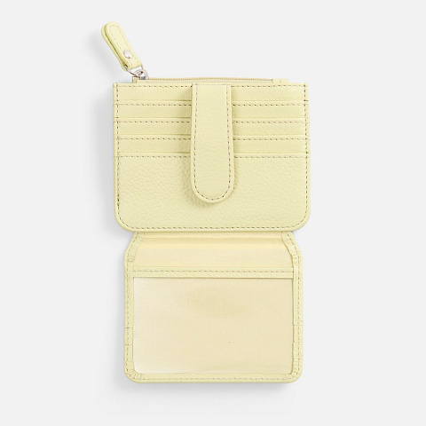 Картхолдер на молнии Unison, светло-зеленый - рис 5.