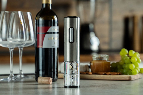 Винный набор Wine Diesel, серебристый - рис 14.
