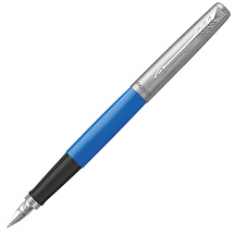 Перьевая ручка Parker Jotter, цвет ORIGINALS BLUE CT, цвет чернил синий/черный, толщина линии M, В БЛИСТЕРЕ