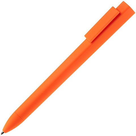 Ручка шариковая Swiper SQ Soft Touch, оранжевая - рис 2.