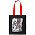 Холщовая сумка Make Love, черная с красными ручками - миниатюра - рис 4.