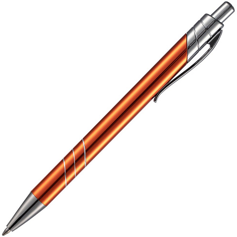 Ручка шариковая Underton Metallic, оранжевая - рис 4.