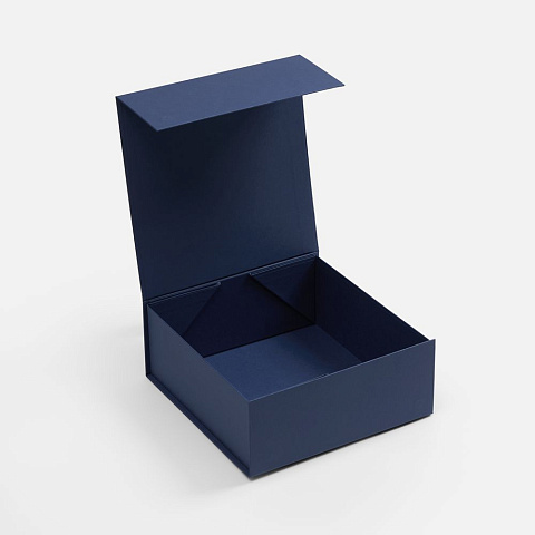 Коробка складная Quadra Fold, темно-синяя - рис 4.