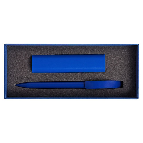 Набор Couple: аккумулятор и ручка, синий - рис 3.