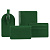 Бирка багажная Nebraska, зеленая - миниатюра - рис 6.