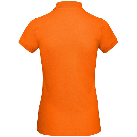 Рубашка поло женская Inspire, оранжевая - рис 3.
