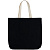 Холщовая сумка Shelty, черная - миниатюра - рис 5.