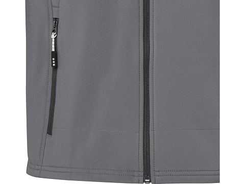 Куртка софтшел Langley мужская, steel grey - рис 5.