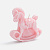 Свеча фигурная «Лошадка-качалка», розовая - миниатюра - рис 2.