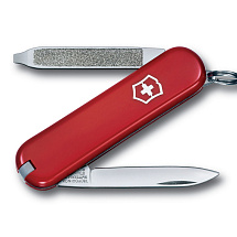 Нож-брелок VICTORINOX Escort, 58 мм, 6 функций, красный