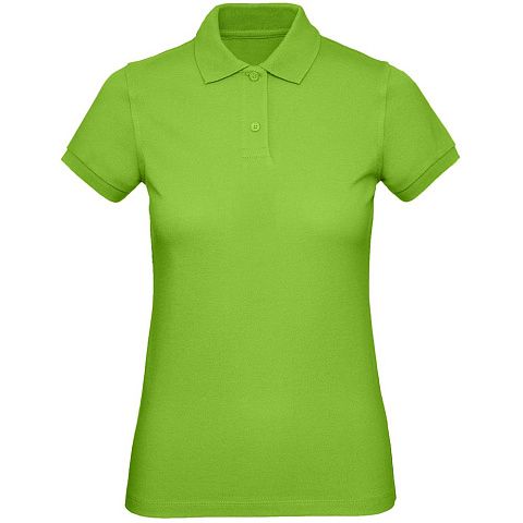 Рубашка поло женская Inspire, зеленое яблоко - рис 2.
