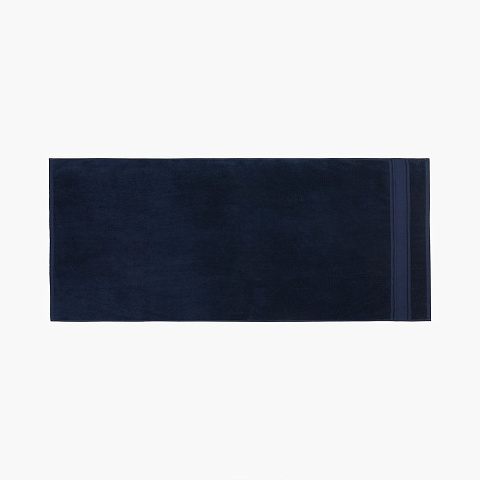 Полотенце махровое Terrychic, среднее, темно-синее - рис 3.