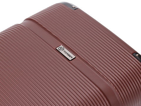 Чемодан TORBER Onego, бордовый, ABS-пластик, 69,5 х 46 х 26 см, 69 л - рис 10.