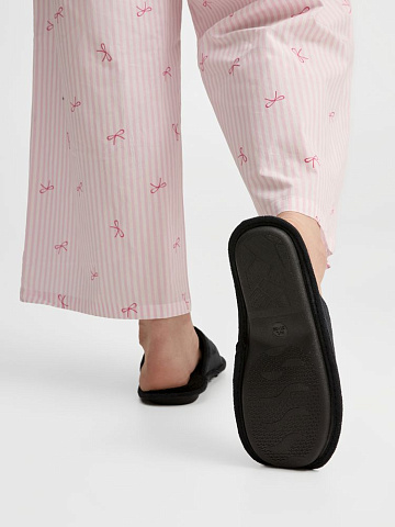 Тапочки домашние Norridge, черные - рис 7.