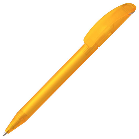 Ручка шариковая Prodir DS3 TFF Ring, желтая с серым - рис 2.