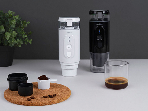Портативная кофемашина Rombica Barista 2 Black с логотипом Rombica - рис 6.