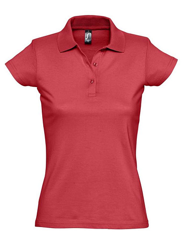 Рубашка поло женская Prescott Women 170, красная - рис 2.