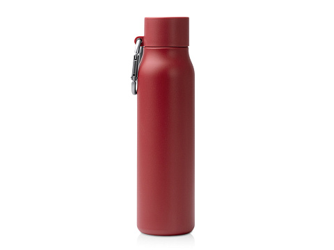 Термобутылка CUBEL/КЬЮБЕЛ с двойными стенками, темно-красный