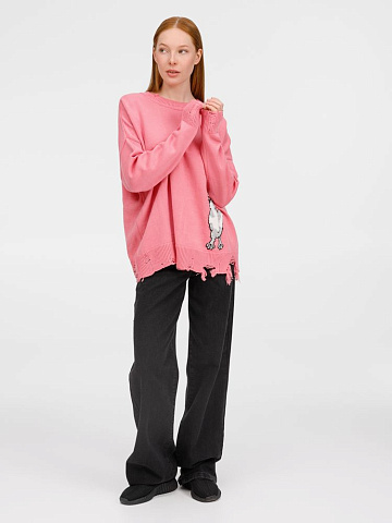 Джемпер Sharpick, розовый (фламинго) - рис 10.