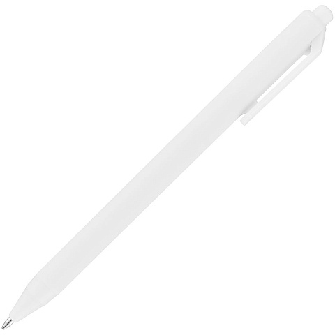 Ручка шариковая Cursive Soft Touch, белая - рис 4.