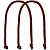 Ручки Corda для пакета M, коричневые - миниатюра - рис 2.