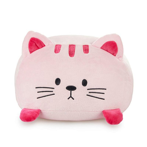 Подушка диванная "Розовый кот" - рис 6.