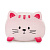 Подушка диванная "Розовый кот" - миниатюра - рис 6.