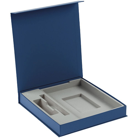 Коробка Arbor под ежедневник, аккумулятор и ручку, синяя - рис 2.