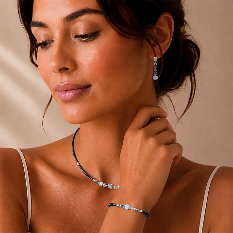 Серьги Light Blue-Silver - рис 2.