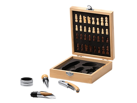 Набор для вина с шахматами ФРЕСНО - рис 4.