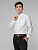 Рубашка мужская с длинным рукавом Collar, белая - миниатюра
