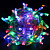Разноцветная гирлянда Нить (100 лампочек) 7 метров - миниатюра