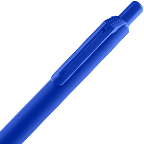 Ручка шариковая Cursive Soft Touch, синяя - рис 6.