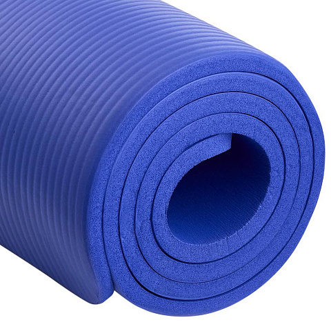 Коврик для йоги и фитнеса Intens, синий - рис 3.