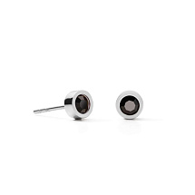 Пусеты Black-Silver Coeur de Lion 0227/21-1317