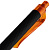Ручка шариковая Prodir QS01 PRT-P Soft Touch, черная с оранжевым - миниатюра - рис 7.