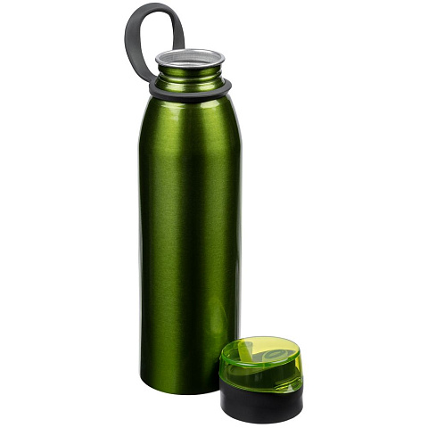 Спортивная бутылка для воды Korver, зеленая - рис 3.