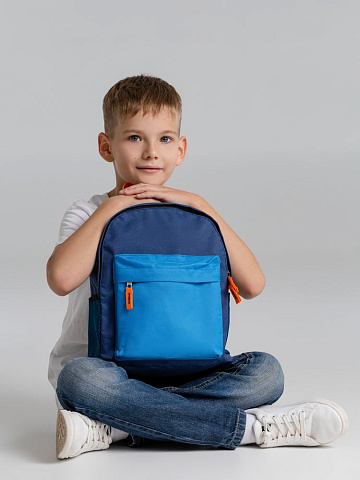 Рюкзак детский Kiddo, синий с голубым - рис 10.