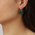 Серьги VALENTINA SG GREEN Dyrberg Kern 390073 - миниатюра - рис 3.
