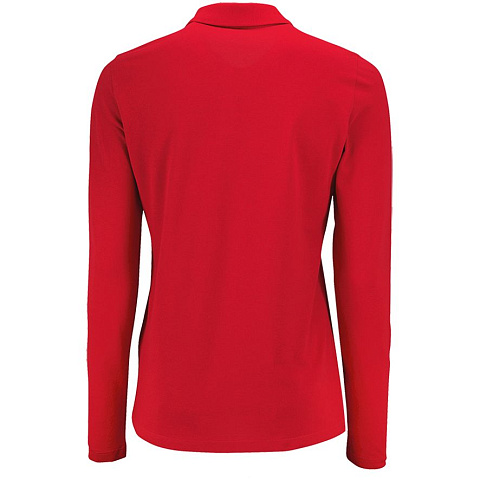 Рубашка поло женская с длинным рукавом Perfect LSL Women, красная - рис 3.