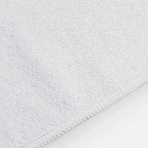 Двустороннее махровое полотенце Nice Print для сублимации, большое, белое - рис 5.