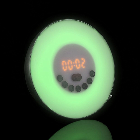 Лампа-колонка со световым будильником dreamTime, ver.2, черная - рис 16.
