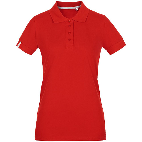 Рубашка поло женская Virma Premium Lady, красная - рис 2.